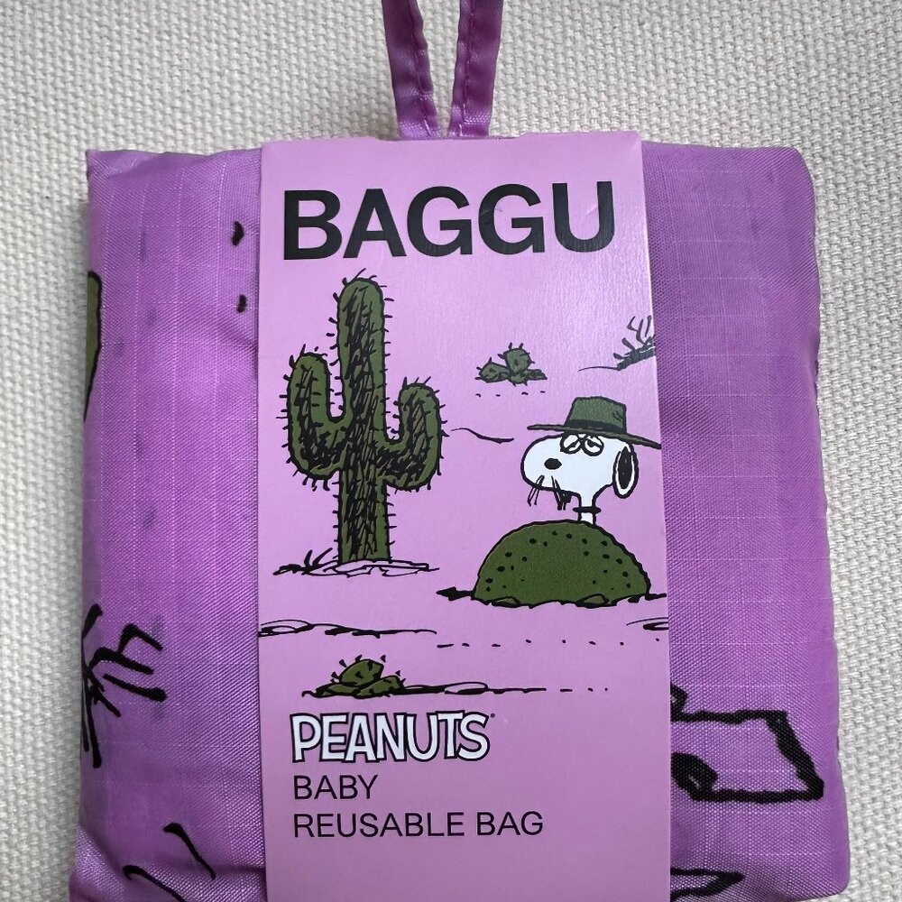 RARE ~ Baggu + Peanuts Pink Spike!  Size:Baby